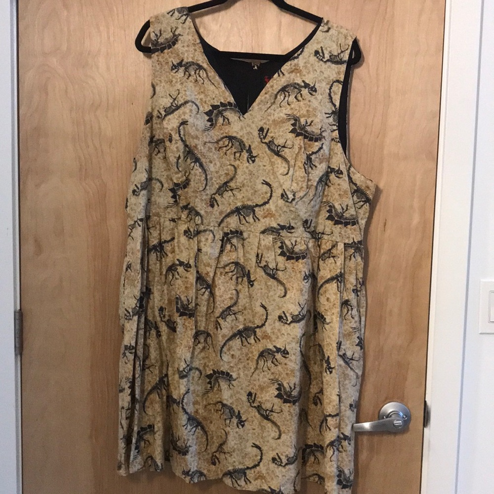 Dino Dress with Pockets